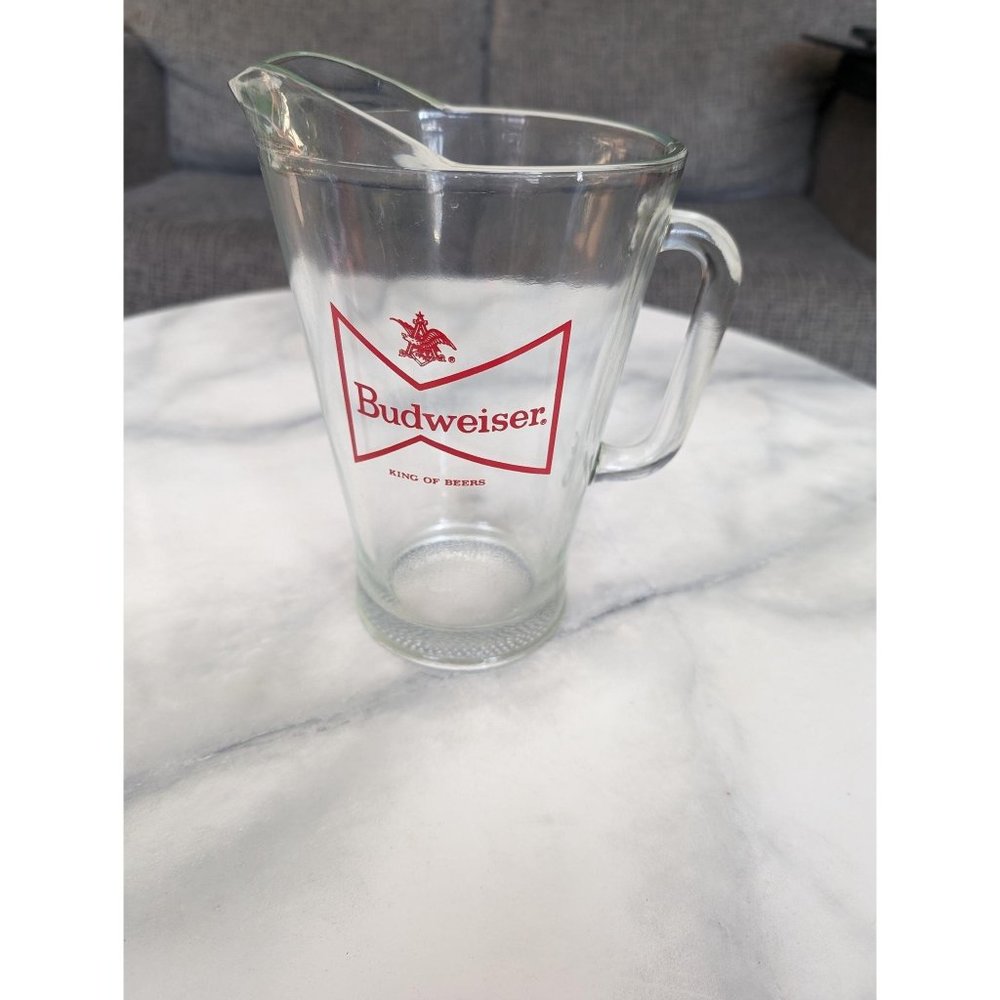 Vintage Budweiser Beer Pitcher